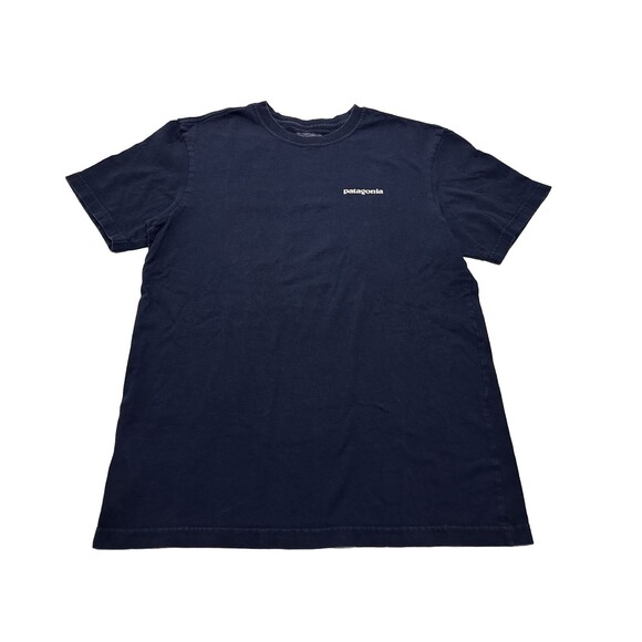Patagonia Other - Men's Patagonia Fitz Roy Short Sleeve Shirt Size Small Navy Blue #38905